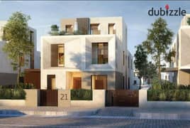 Corner Villa for sale in Vye Sodic in Sheikh Zayed, next to Emaar and Naguib Sawiris, directly on the Dabaa axis