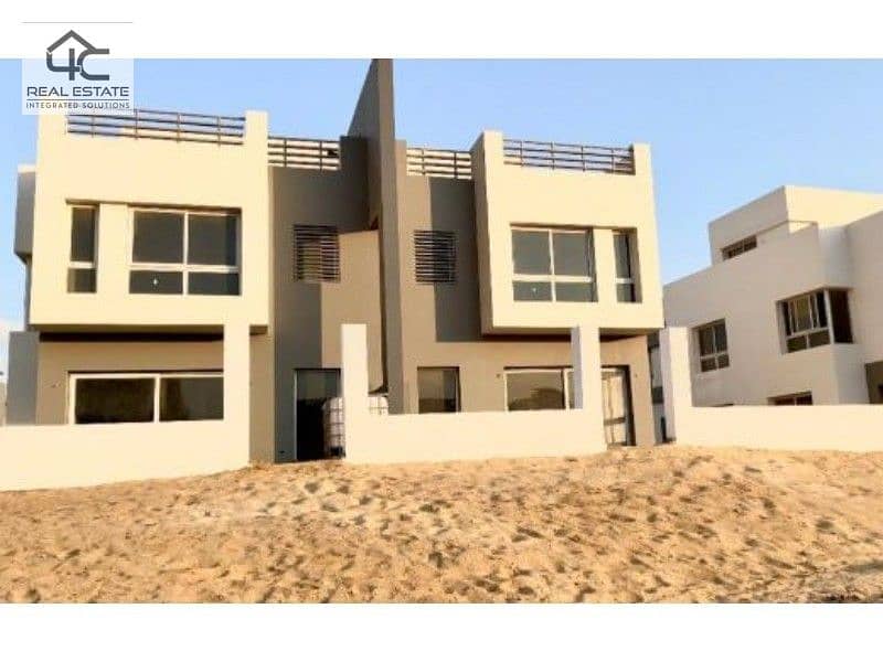 For sale twin house 275 m ready to move view landscape  fully finished in Hyde Park Compound 1