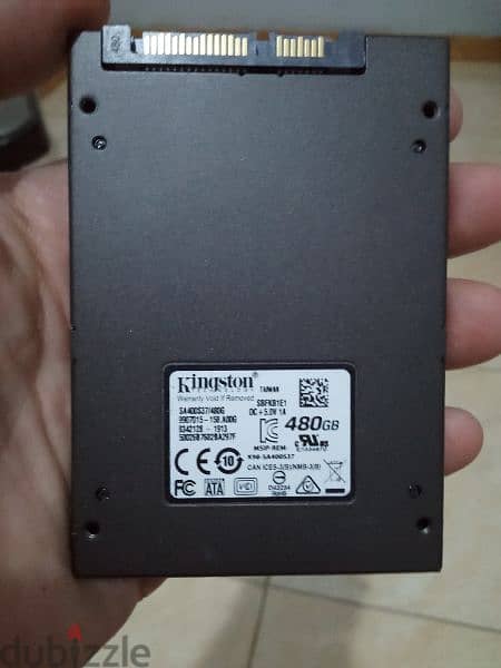 Kingston. 480GB. A400. SATA. 3 2.5" Internal. SSD 1