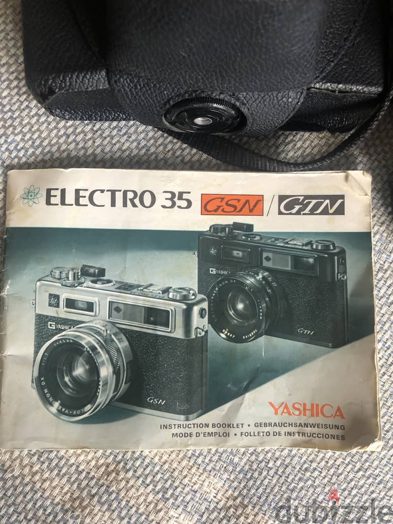 Vintage Yashica Electro 35 GSN/GTN Camera with Accessories – Excellent 6