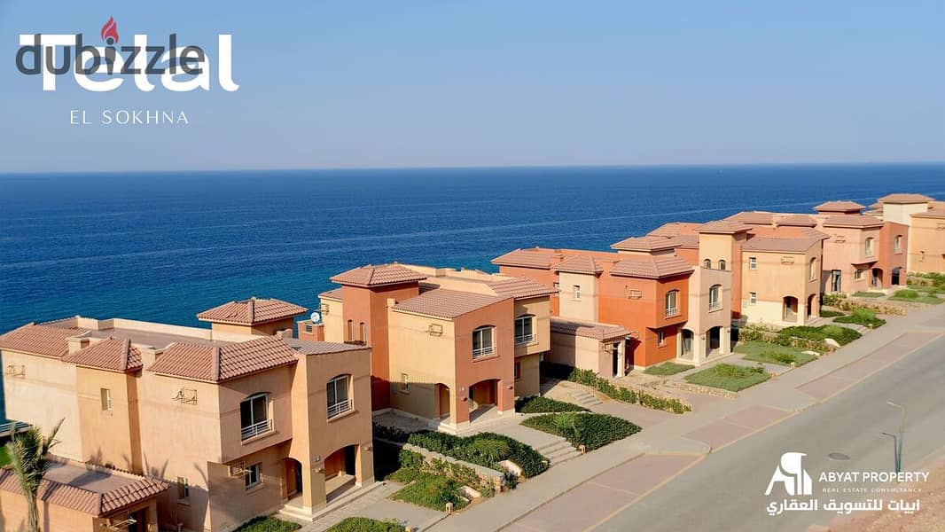 Two-bedroom chalet, fully finished, in Telal Shores Sokhna 11