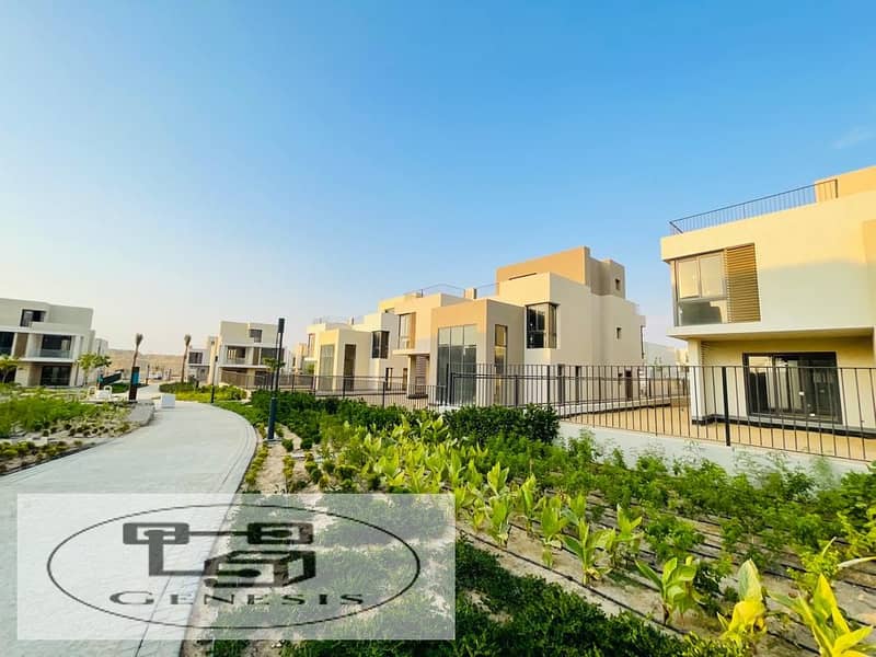 Fully finished villa with installments over *10 years* in “Sodic East Shorouk” at the starting price of 329m 6