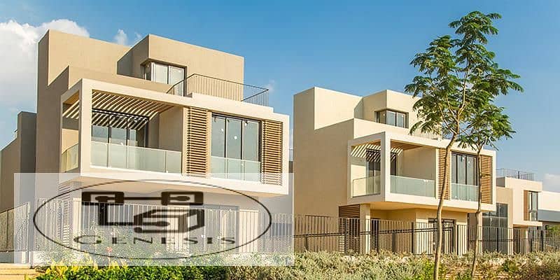 Fully finished villa with installments over *10 years* in “Sodic East Shorouk” at the starting price of 329m 7