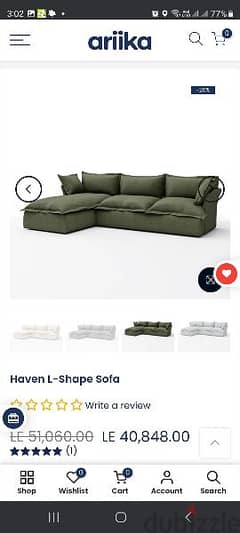 Haven Loveseat & L-shape sofa