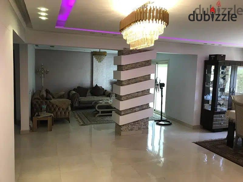 Furnished duplex for rent in Al-Qarnfol Heights Compound on the 90th North-Fifth Settlement 3