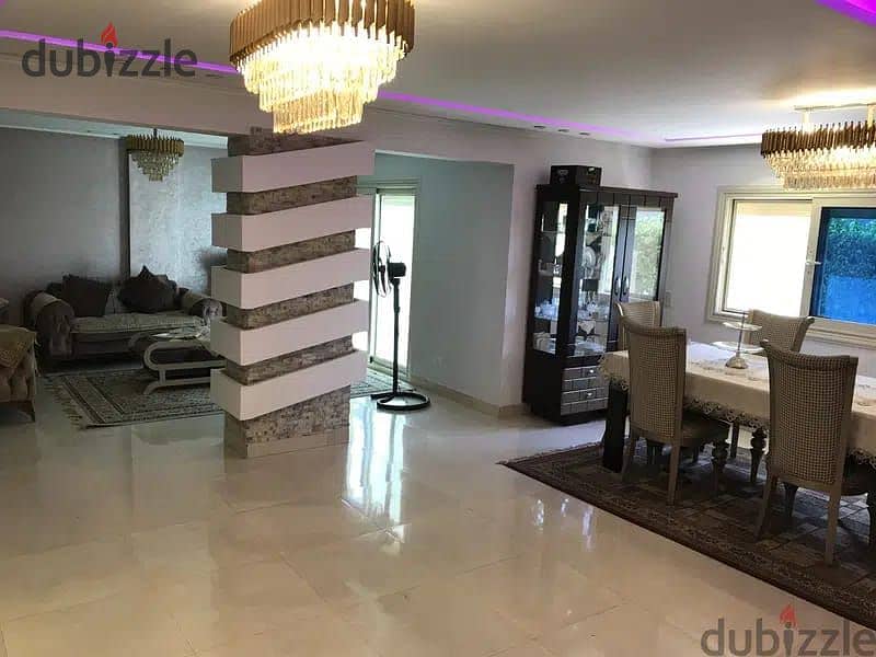 Furnished duplex for rent in Al-Qarnfol Heights Compound on the 90th North-Fifth Settlement 8