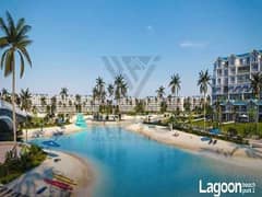 RESALE IVilla Garden On Middle Ring Road on LAGOON in Mountain View icity New Cairo