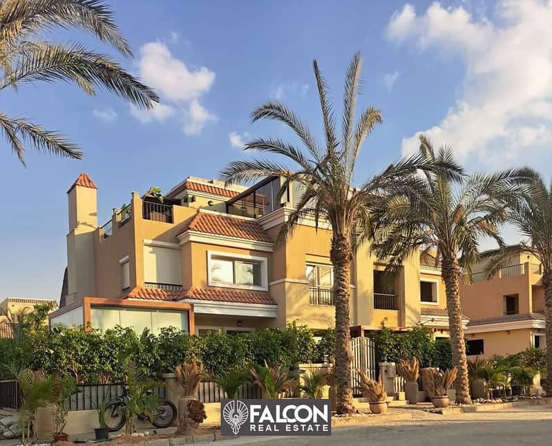 For sale, a villa in the form of a luxurious palace, with a 42% discount, in New Cairo, Sarai Compound, the first plot of land in the future, in insta 9