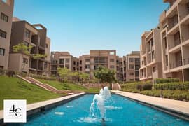 Best down payment apartment178m north direction  fully finished with Acs in best location in compound al marasem fifth square