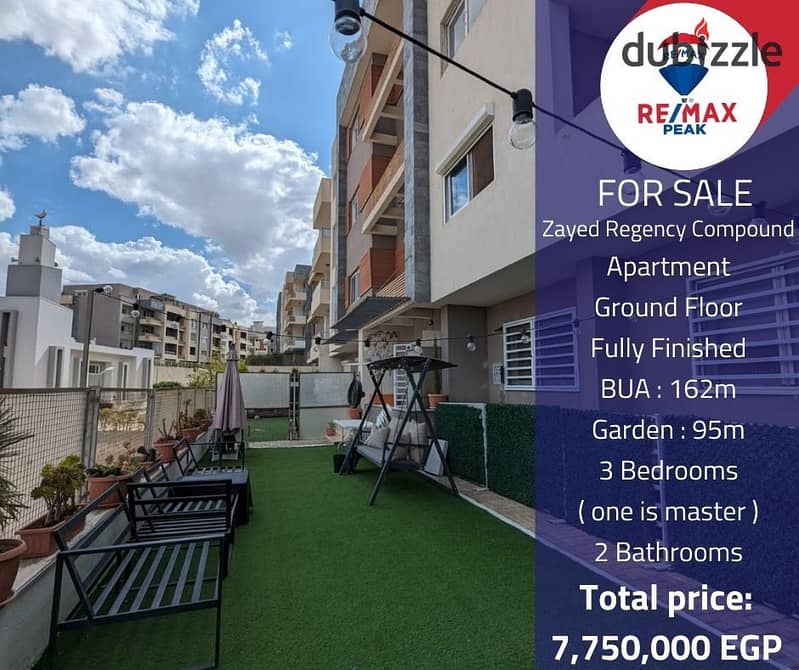 Zayed Regency Compound  Apartment  For Sale  162m 0