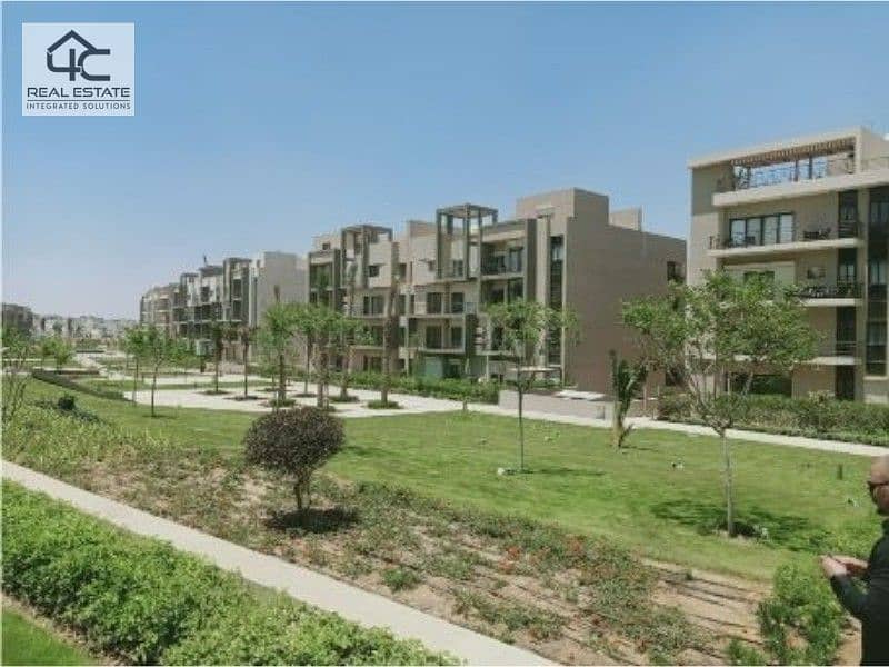 With the lowest down payment in Fifth Square, own a fully finished apartment with air conditioners, at a price including maintenance and a garage 5