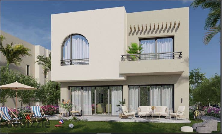 Villa for the price of a chalet in the heart of the North Coast in the largest mega project in El Alamein in Marina 8 from SED 3