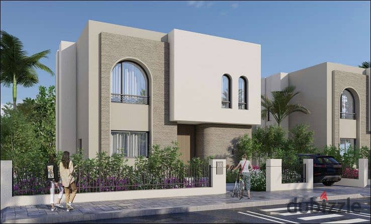 Villa for the price of a chalet in the heart of the North Coast in the largest mega project in El Alamein in Marina 8 from SED 4