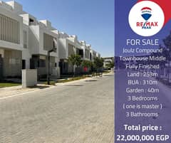 Joulz Compound -  Inertia  Townhouse Middle For Sale  310m