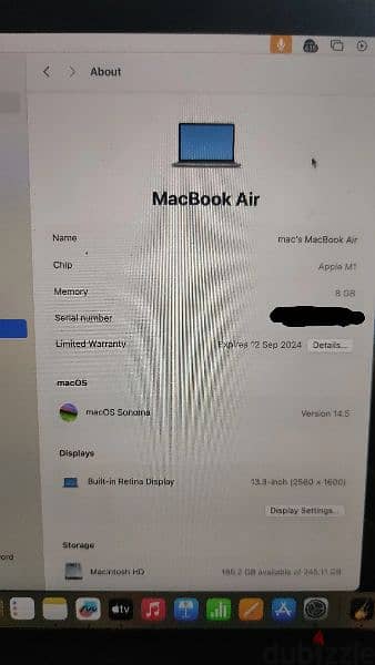 MacBook air 2020 M1 13 inch space gray 0