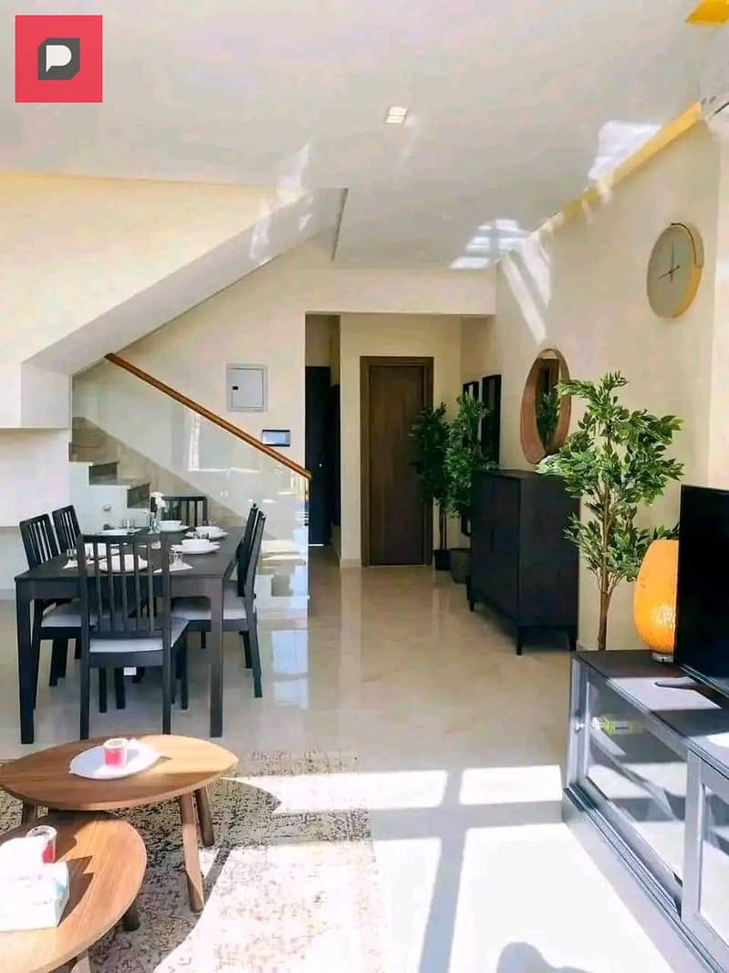 Duplex apartment with garden for sale in Sarai Compound in New Cairo, next to Madinaty and Mostakbal City, and at the entrance to  New Capital 19