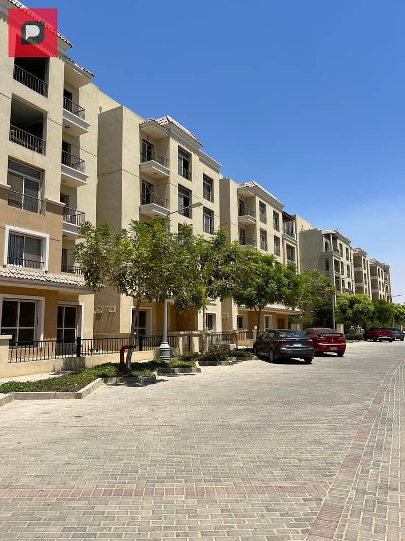 Corner apartment, double view, prime location inside Sarai Compound, beside Madinaty, near the Fifth Settlement & AUC and minutes from Cairo Airport 10