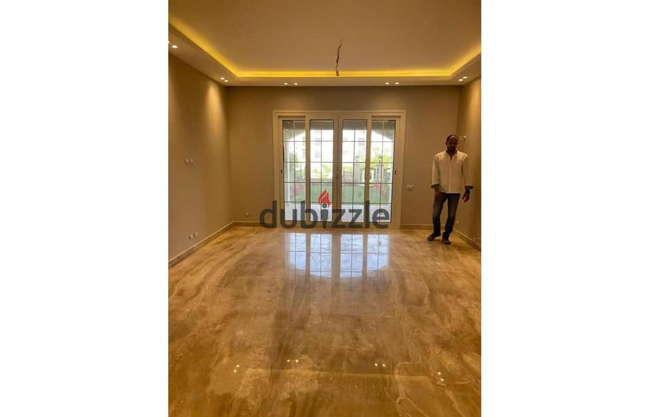 Apartment 188m garden semi furnished for rent in regents park new cairo 8