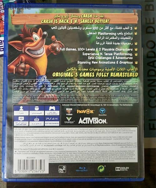 Crash Bandicoot N. Sane Trilogy for ps4 1