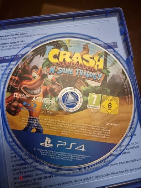 Crash Bandicoot N. Sane Trilogy for ps4 2