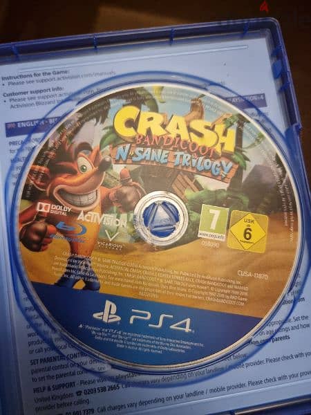 Crash Bandicoot N. Sane Trilogy for ps4 3