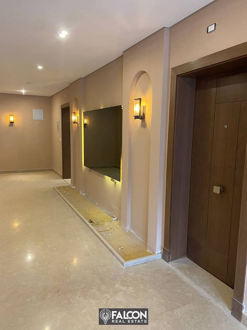 Finished apartment with air conditioners, delivery for months [175 sqm] in Village West New Zayed, next to Cabro Gate 7