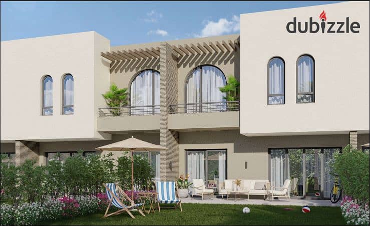 Twin house for sale, prime location on Lagoon, direct view, in the largest project in New Alamein City, Marina 8 by the Lake 4