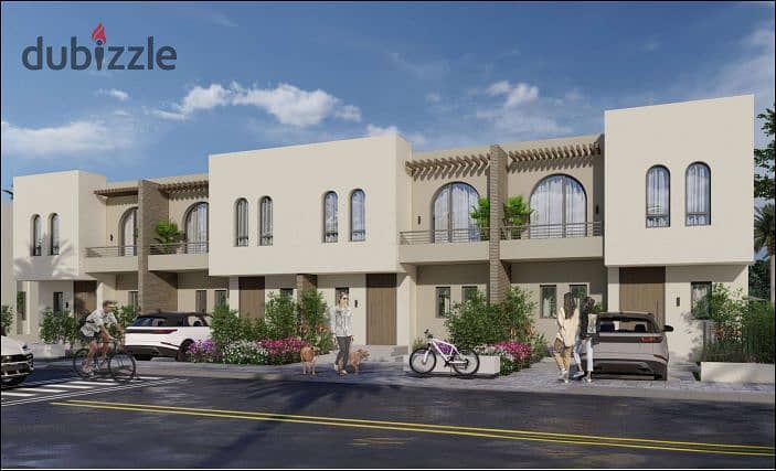 Twin house for sale, prime location on Lagoon, direct view, in the largest project in New Alamein City, Marina 8 by the Lake 5