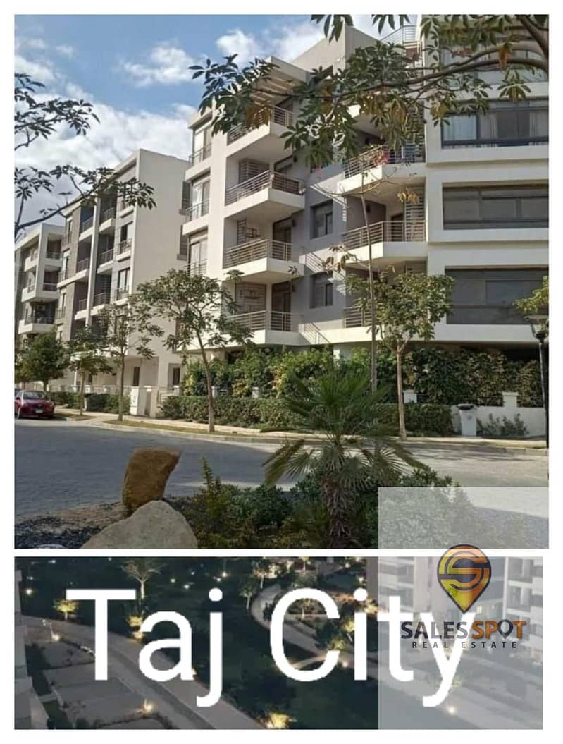 With 42% discount Apartment 115m in Garden for sale in Taj City Compound near Police Academy First Settlement 3