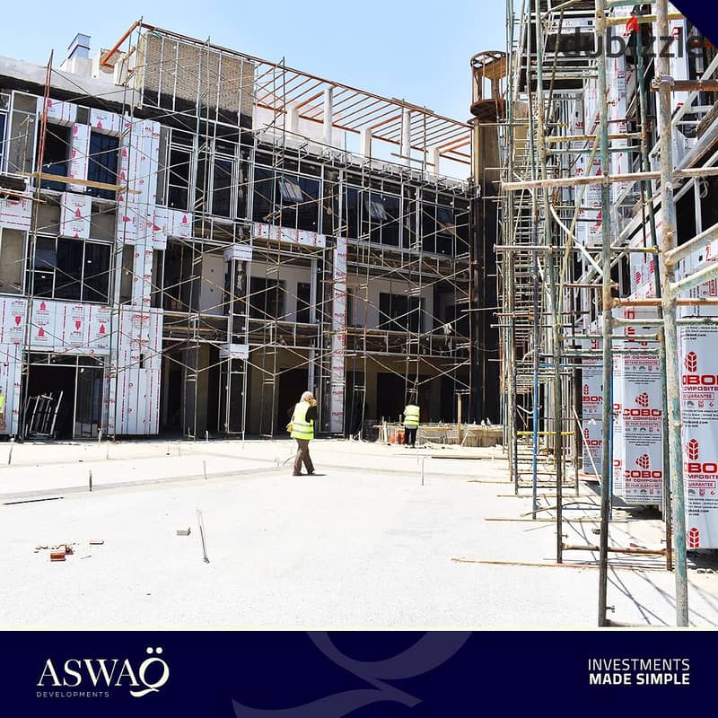 Immediate receipt of a commercial store for sale in El Shorouk, directly in front of the French University  Near Chillout Mall Arena by Aswaaq Company 2