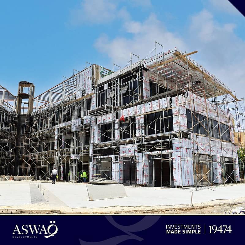 Immediate receipt of a commercial store for sale in El Shorouk, directly in front of the French University  Near Chillout Mall Arena by Aswaaq Company 4