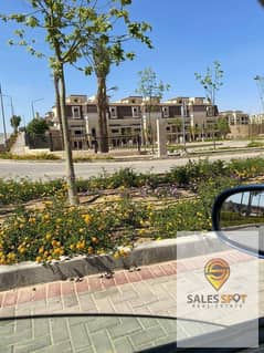  With a 5% down payment, a 212 sqm villa + private garden for sale in Sarai Compound \\ next to Madinaty and in front of Shorouk City