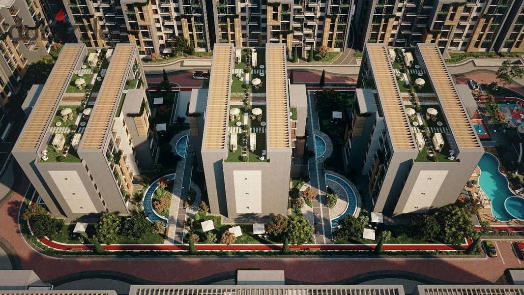 Your 3-room apartment for sale in Valencia Valley Compound in the heart of Fifth Settlement | With only 10% down payment With a special location Valen 14