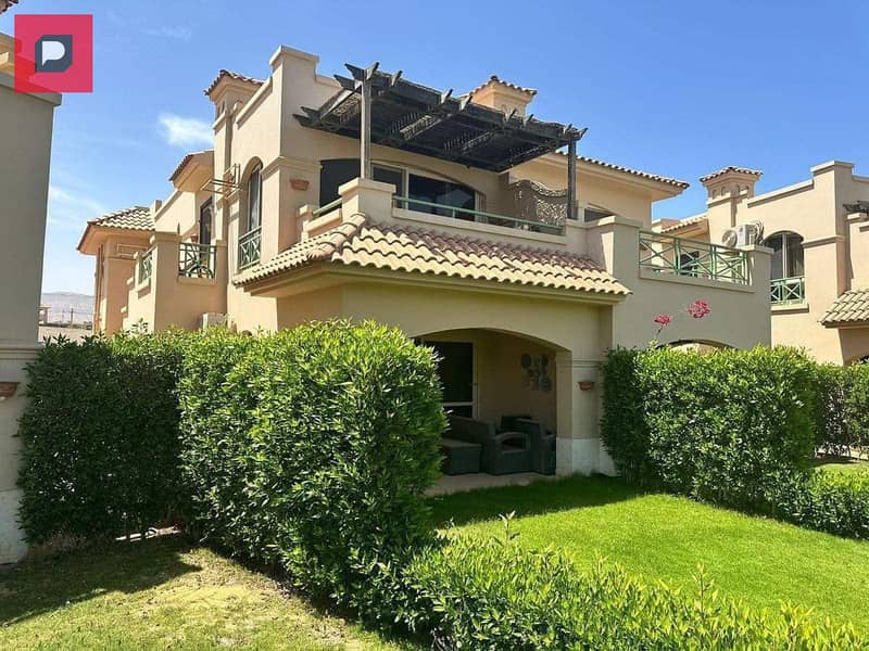 Chalet for sale immediate delivery full sea view ready for inspection La Vista Gardens Ain Sokhna fully serviced in the village near Porto 17