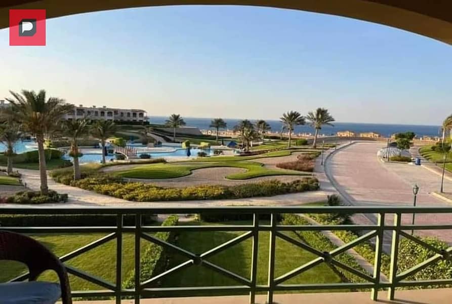 Chalet for sale immediate delivery full sea view ready for inspection La Vista Gardens Ain Sokhna fully serviced in the village near Porto 20