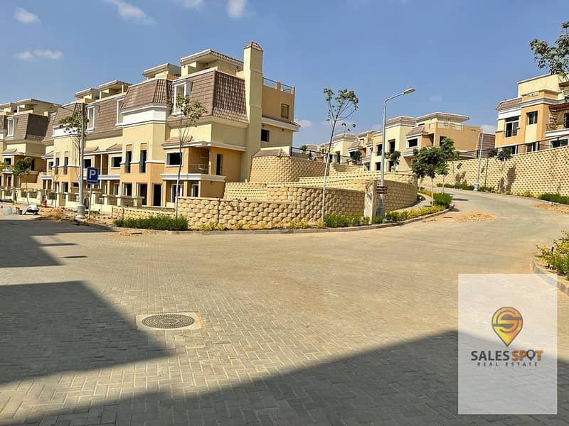 Benefit from a 42% cash discount on a villa for sale in Saray Compound in muniutes, Fifth Settlement 5