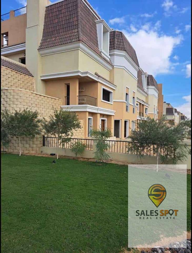 Benefit from a 42% cash discount on a villa for sale in Saray Compound in muniutes, Fifth Settlement 6