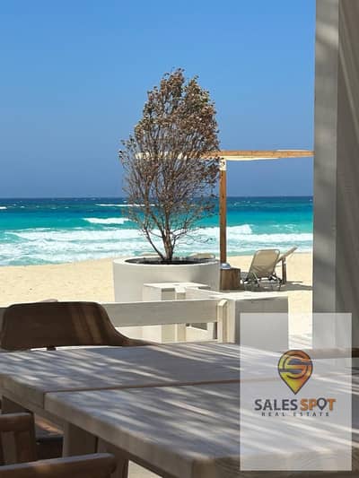 شاليه 170م 3 غرف SEA VIEW متشطب بالكامل فى مرسى باغوش Marsa Baghush سيدى حنيش الساحل الشمالى  North coast قبل الماظه باى almaza bay