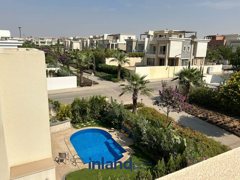 The Most Luxuries Twin House For Sale | Under Market Price | By Al Futtaim | Cairo Festival City New Cairo | Prime Location Overlooking Landscape 4