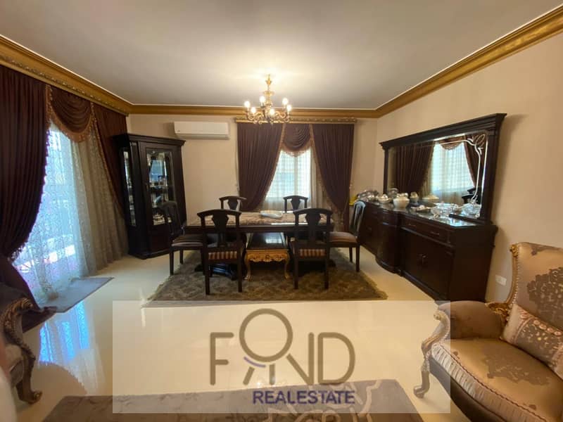 Apartment 180m for sale fully finished garden view in narges buildings new cairo 5