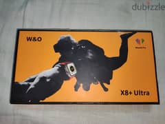 ساعه سمارت x8+ultra بحاله ممتازه ومعاها كل حاجته 0