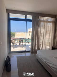 للبيع الان شالية بفيو على البحر 79م متشطب بسعر ولوكيشن خيالي فـ Jamila North Coast الساحل الشمالي بجوار Silver Sands  بتقسيط 8 س