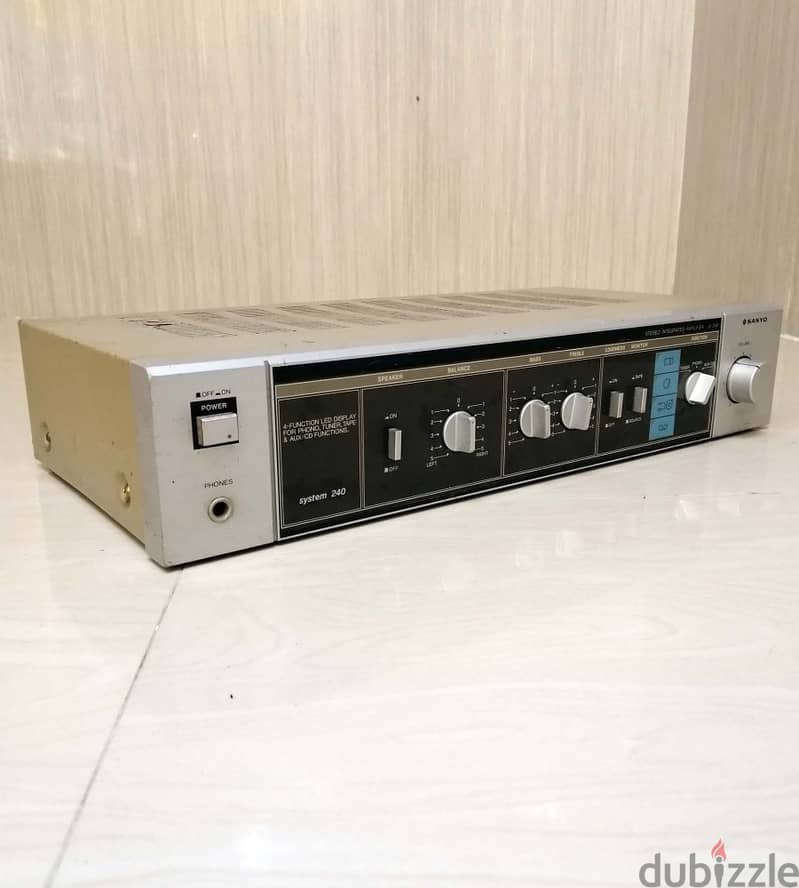 Sanyo System Stereo Integrated Amplifier 2