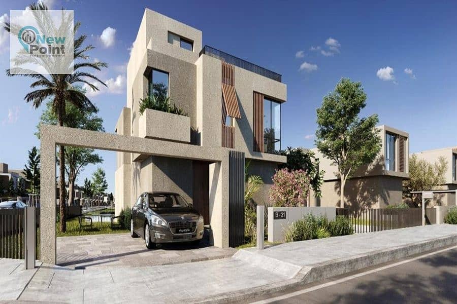 Standalone villa fully finished 237m2 building 4 bedrooms from SODIC in the heart of New Cairo with installments over 10 years 8