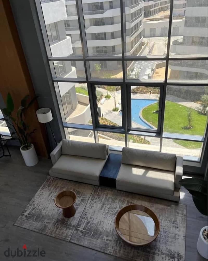 apartment with private garden for sale finished hot price installments 10 years new cairo 1