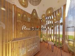 Chalet for sale, 130 meters in Sea Shore, Ras El Hekma, fully finished With only 5% down payment Real estate developer Hyde Park | 23% cash discount *