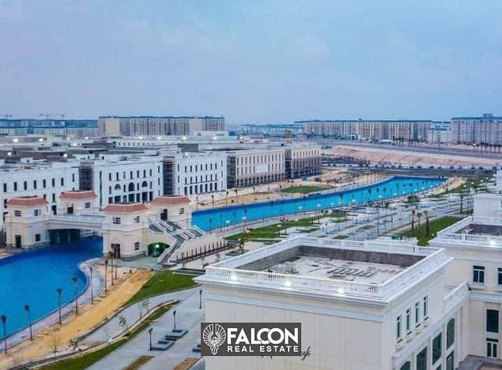 Apartment with the most beautiful view in El Alamein city, immediate receipt, fully finished, in installments over 12 years without interest, 2