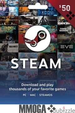 50$ Steam Gift Card