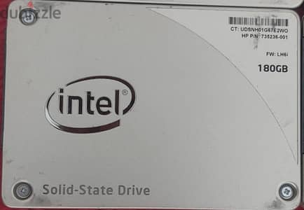 هاردات intel مساحة 180 ssd