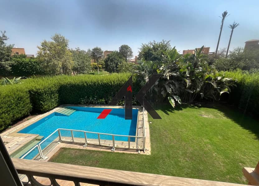 Finished Stand Alone with pool For Rent in Bellagio - New Cairo 2